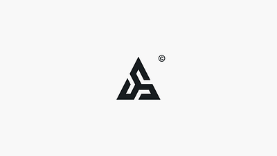 Abstract triangle logo brand branding design esports identity logo logos mark vector