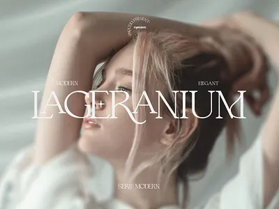 LAGERANIUM FONT headline font