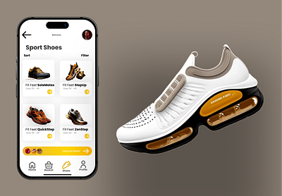Shoe Shop App Design👟🛍️ app clean dailyui design minimal mobile ui ux