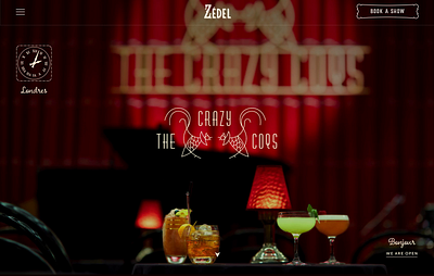 Brasserie Zedel / Animations design digital design ui ui design web web design