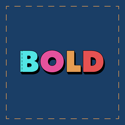 Bold Jeans Logo Design bold brand identity branding colourful design graphic design lettering logo typography vector