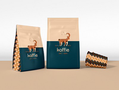 Koffie Coffe Shop - Visual Identity brand branding coffe design iden logo vector visual design visual identity