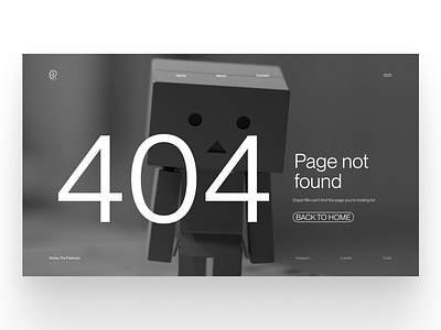 404 Page - Daily UI 008 ui