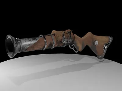 Pirates gun 3d 3dblender blender blendercommunity design digital art gun pirate pirates substance3dpainter texture weapon