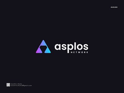ASPLOS company graphic design logo logo design minimal modern logo