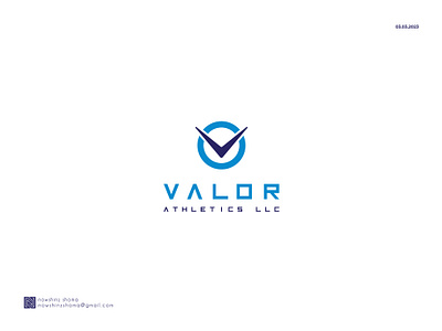 VALOR company fitness club graphic design logo logo design modern logo