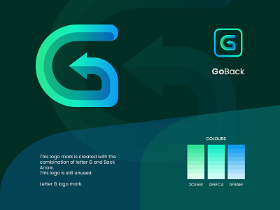 GoBack - Modern Logo 3d 3d logo branding design g logo go back graphic design letter g logo logo design modern logo stylish logo vector