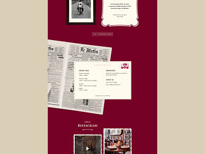 Brasserie Zedel / Web Design design digital design ui ui design web web design website
