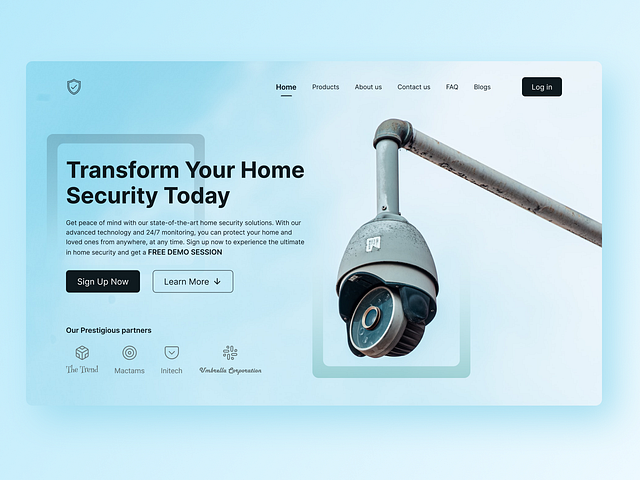 Security Landing Page designs, themes, templates and downloadable ...