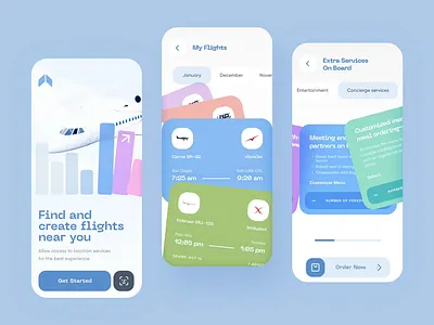 BlackBird App animation booking ecommerce figma filght free freebie freelance designer mockup order privat jet product card store uber