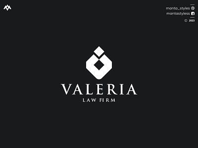 VALERIA LAW FIRM app branding design icon illustration letter logo minimal ui v logo valeria law firm vector