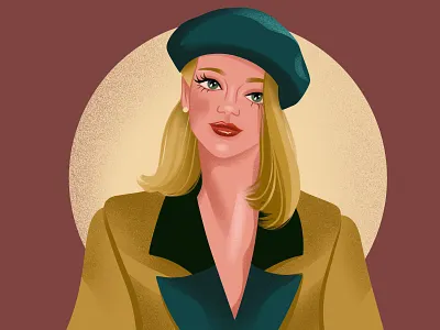 Girl illustration art character design fashion illustration flat graphic design illustration shot style texture