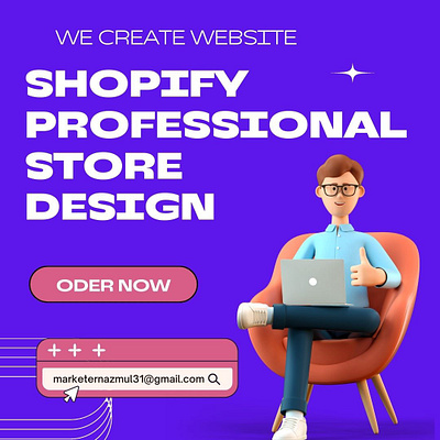 I will build a shopify store or shopify website drop shipping ads ecpert design dropdhippping website droppshoping store dropshippingstore facebook ads illustration instagram ds logo marketerbabu