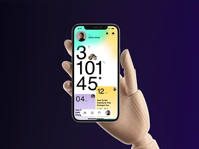 Macro Type UI Design design typography ui uiux visual design