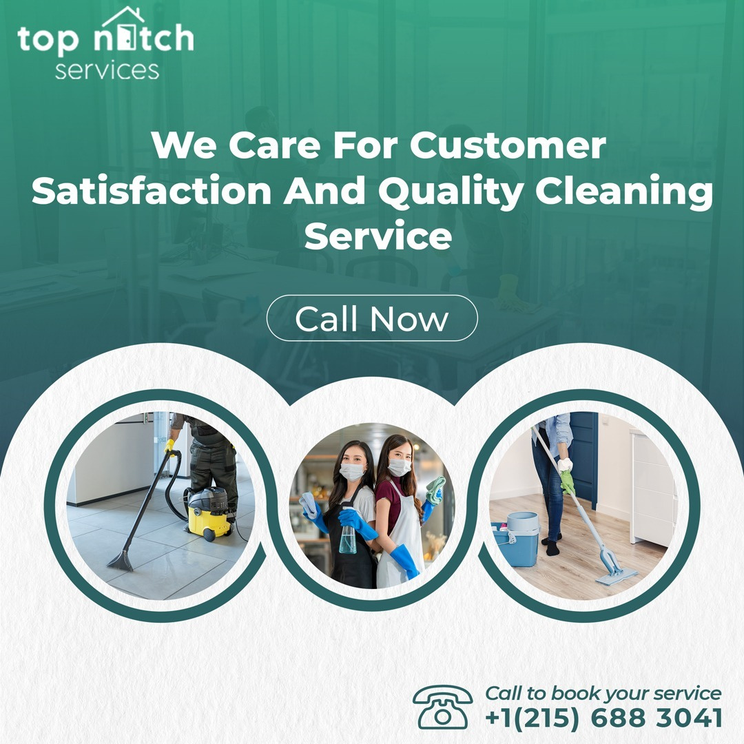 House cleaning services in Philadelphia by Top Notch Cleaners on Dribbble