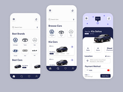 Rent A Car App - UIDesignz 3d app branding dashboard design graphic design illustration logo mobile app design prodct ui ux