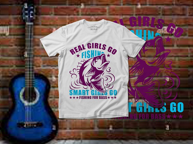 Girls Fishing T-Shirts, Unique Designs