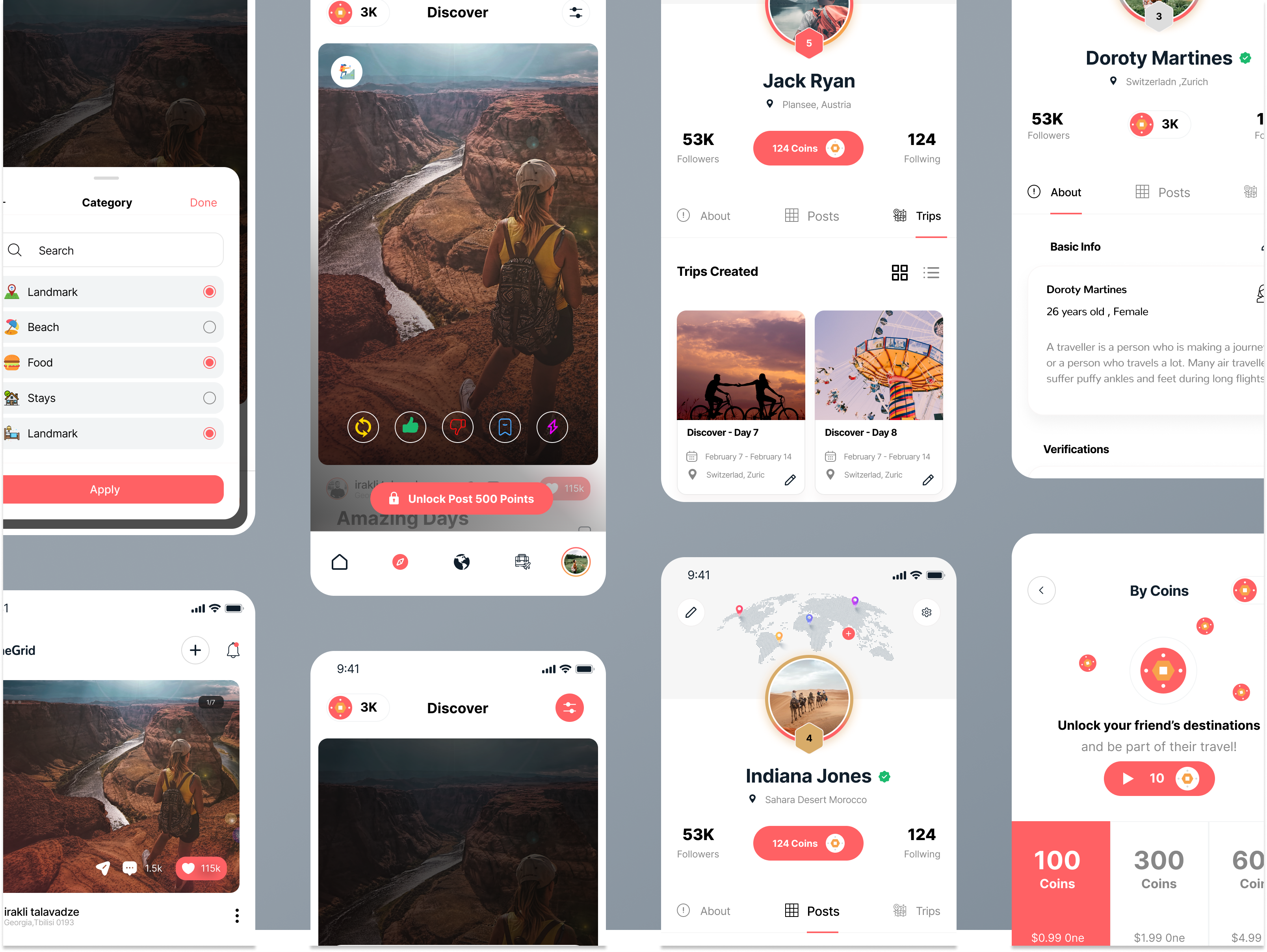 Social Trip - App UX/UI app application clean create trip design instagram ios ios app minimal minimalism minimalistic mobile app mobile app design social app social network travel travel app trip ui ux