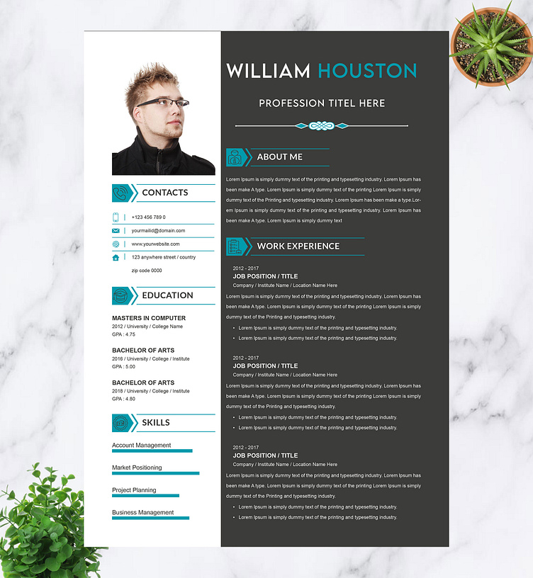 Resume Template_ New 2023 Top Best Resume Template by Resumepik on Dribbble