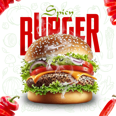Burger branding design graphic design illustration logo motion graphics typography ui ux vector