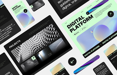 UI visual design of Digital platform dailyui figma prototype design digital digitalplaform figma ui visual visualdesign