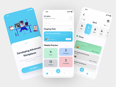 Task Manager App UI/UX Design app app design appuiux clean landing page minimal mobile task task manager app task manager app design task manager appuiuxdesign ui uiux uiux design