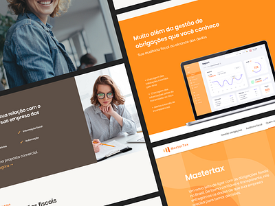 Tax Intelligence - Website Pages branding graphic design ui