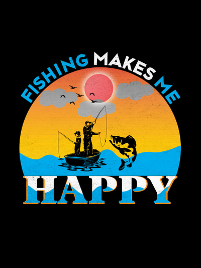 Fishing Tshirt Design design fish fishign tshirt fishing graphic design t shirt t shirt design tshirt typography