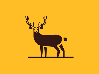 DeerBeer animal branding deer logo nature vector