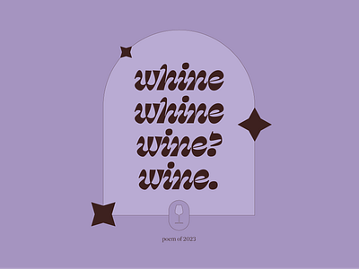 Wine Poetry branding colors design graphic design illustration illustrator cc poetry typography ui vector