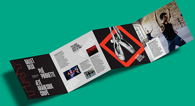 Dance Brochure Concept graphic design