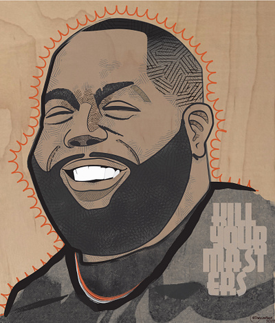 aka Killer Mike illustration illustration art illustrations portrait art