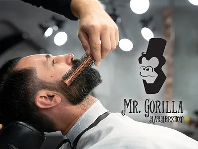 Mr Gorila BarberShop - Visual Identy logo brand branding design graphic design logo vector visual design visual identity