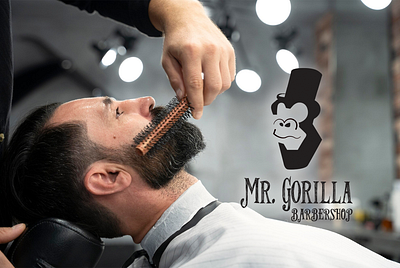 Mr Gorila BarberShop - Visual Identy logo brand branding design graphic design logo vector visual design visual identity