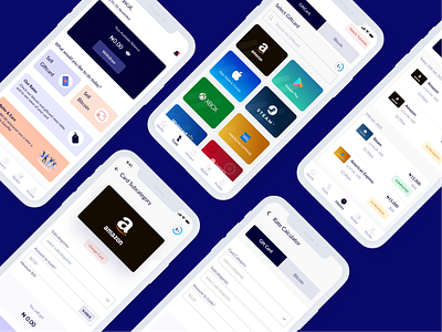 Easyflip | A finance App app design cards dailyui design finance fintech giftcard mobileapp pandemic uidesign ux
