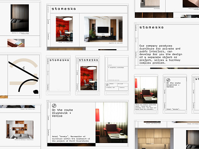 Portfolio website for a furniture design studio adaptive agency layout mobile responsive studio ui web web design web development