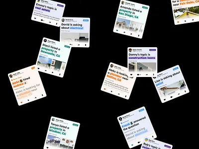 Project Modals — Sharing Social Media account branding campaigns clean generate graphic design members minimal modal organize project project management property real estate schedule share task team project ui ux