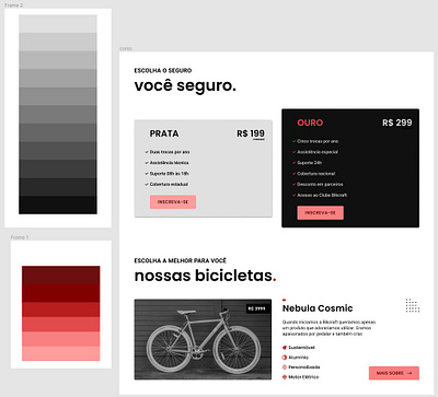 Choosing color palette for layout design figma graphic design illustration ui