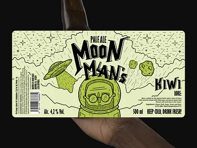 Beer label design bottle branding design drink graphic design illustration label logo product