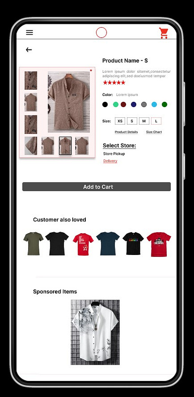 E-Commerce Shop-Product-Page