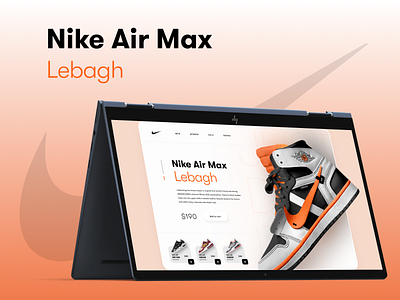 NIKE AIR MAX LEBAGH design figma ui ux