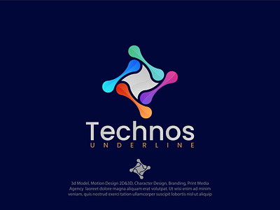 Technos Modern Tech logo - Dribbble Shot adobe illustrator app logo branding colorful logo gradient logo iconic logo letter a b c d e f g h i j k l m letter logo logo logo folio logo maker n o p q r s t u v w x y z software logo square icon logo t logo tech brand logo tech company logo tech logo technology logo unique icon