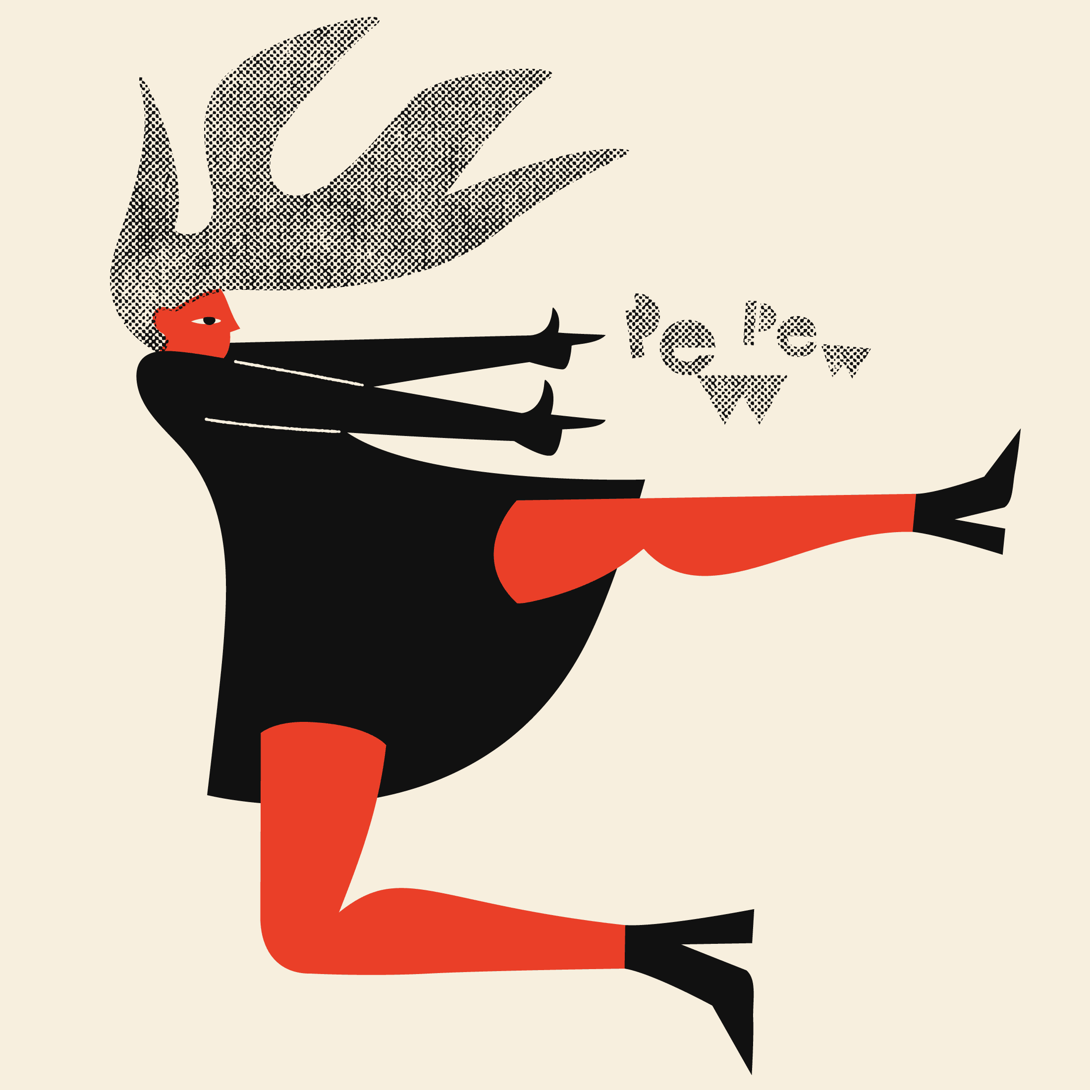 when u give a client what they want *no revisions needed* editorial illustration flat design flat illustration graphic illustration halftone illustration illustrator mid century minimal retro vector vintage