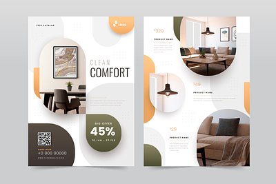 Furniture product catalogue branding graphic design marketing design product catalogue