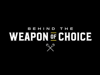 PLL Weapon of Choice Intro Animation animation lacrosse logo sports