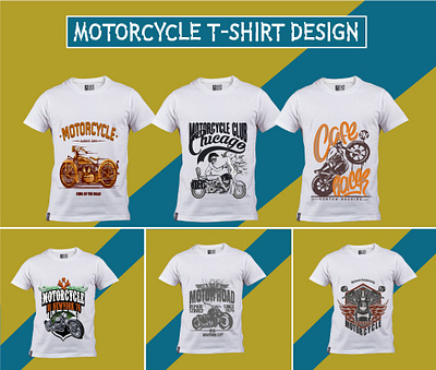 Motorcycle t-shirt Design Bundle bundle design graphic design illustration motor motorcycle tshirt tshirtdesign