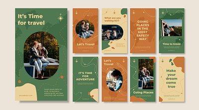 Travel Agency Fb Insta Story design branding graphic design