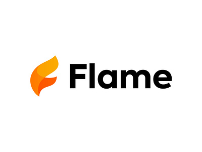 Flame - Logo Design app branding design fire flame graphic design hot icon logo monogram multiply overlay restaurant symbol