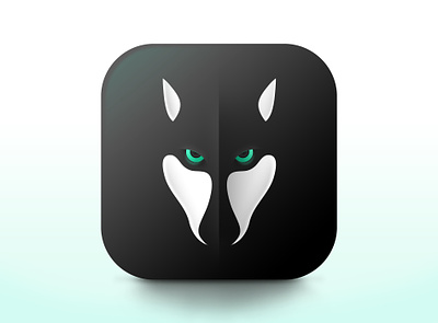 Wolfy App Icon app icon chat chat app colorful cool design flat graphic design gui icon design illustration ios ios icon iphone logo ui vector wolf