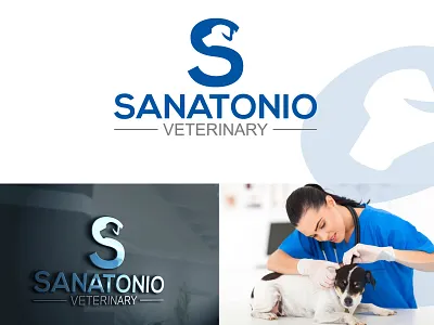Veterinary | Logo Design Idea animal branding creative dog graphic design logo logo design logos minimalist logo modern logo veterinary